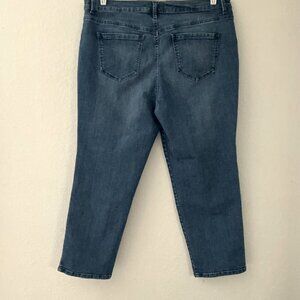 PLUS GLORIA VANDERBILT AMANDA JEANS 18 W SHORT